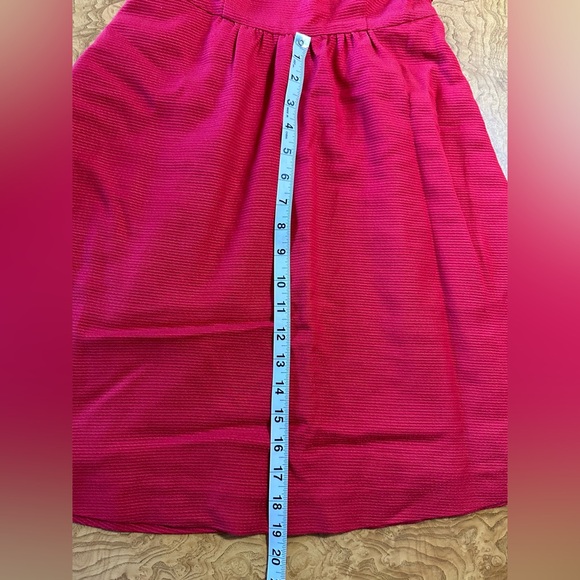 Maeve by Anthropologie Sleeveless Red Mini A-line Dress - size 00 Petite - Picture 9 of 10